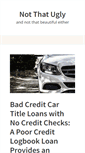 Mobile Screenshot of not-that-ugly.co.uk